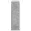 bogreol/rumdeler 99x29x99cm 3 niveauer konstrueret træ betongrå