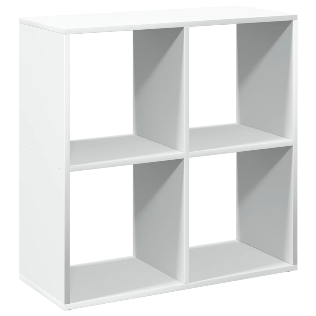 rumdelerreol hvid 69,5x29x69,5 cm konstrueret træ