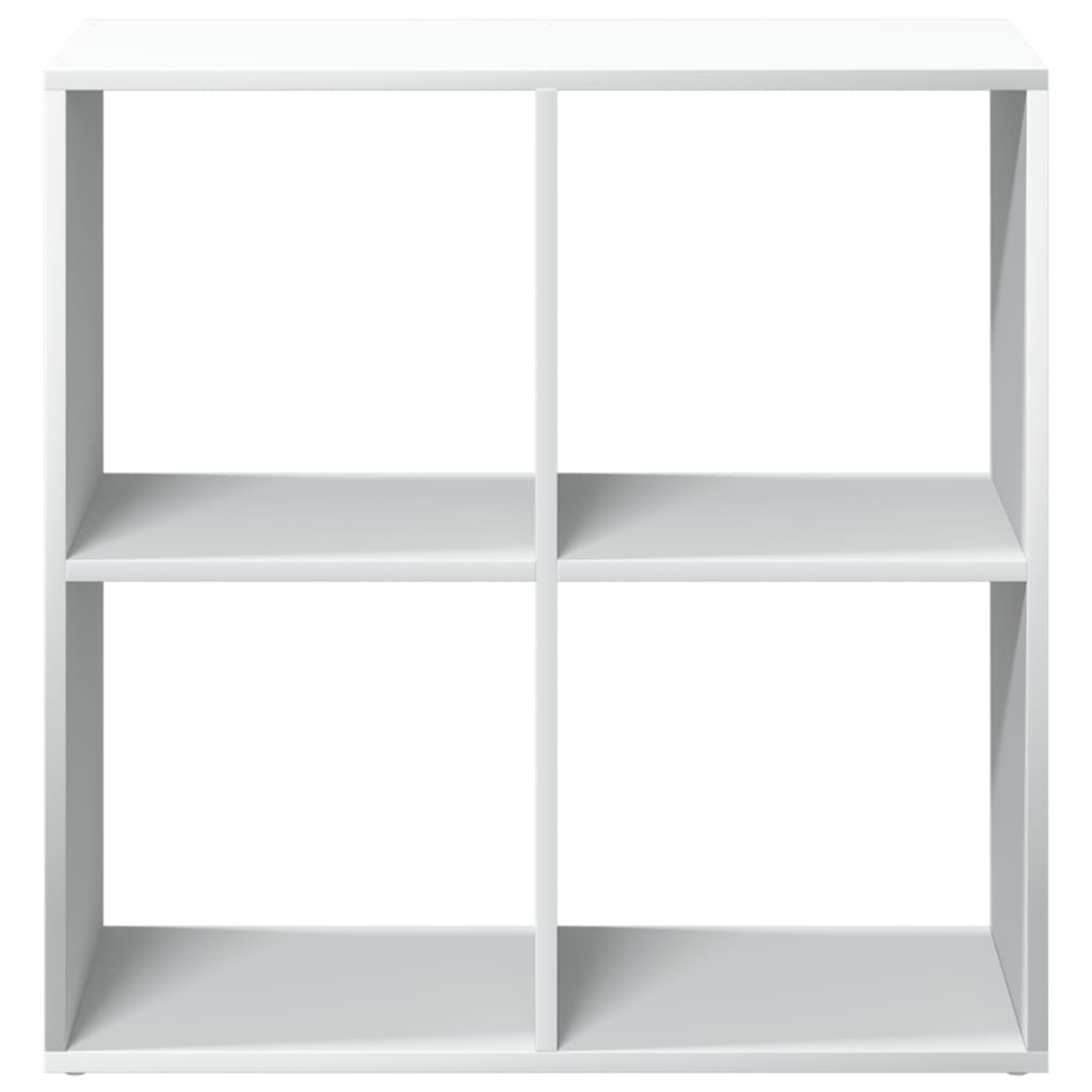 rumdelerreol hvid 69,5x29x69,5 cm konstrueret træ
