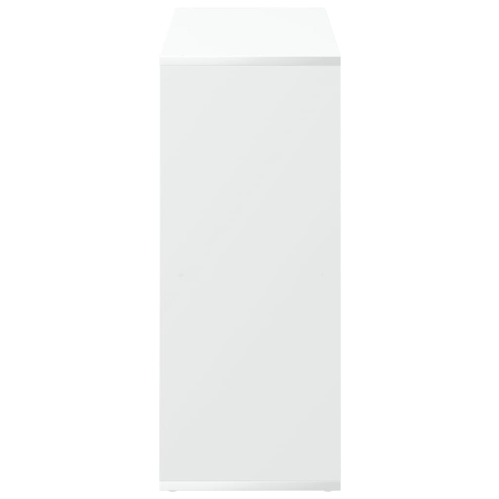 rumdelerreol hvid 69,5x29x69,5 cm konstrueret træ