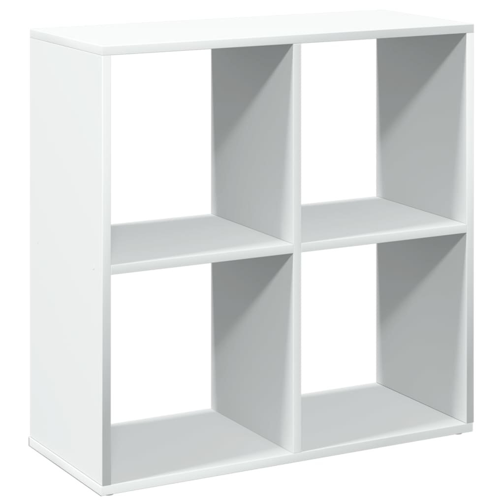 rumdelerreol hvid 69,5x29x69,5 cm konstrueret træ