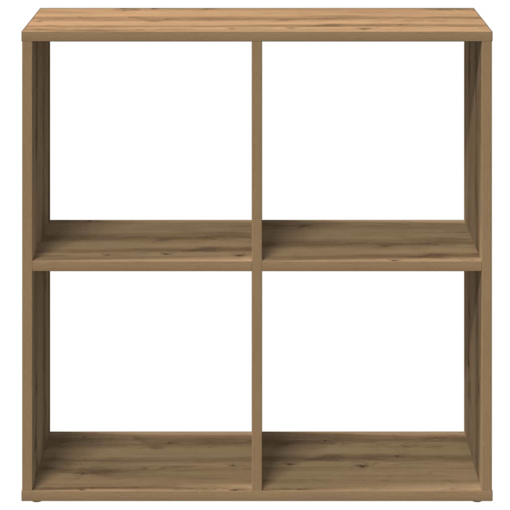 bogreol/rumdeler 69,5x29x69,5 cm konstrueret træ kunsteg