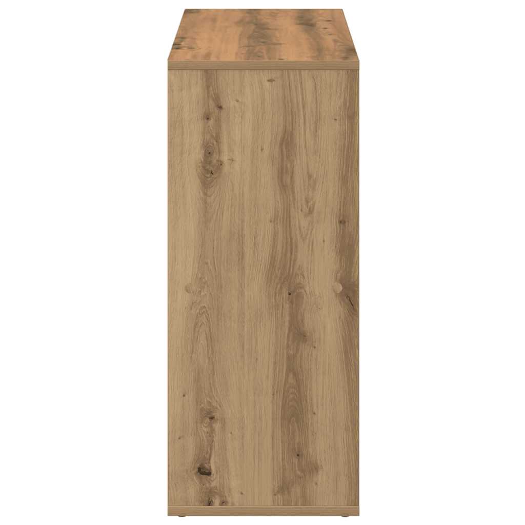 bogreol/rumdeler 69,5x29x69,5 cm konstrueret træ kunsteg