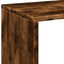 bogreol/rumdeler 69,5x29x137,5 cm konstrueret træ røget eg