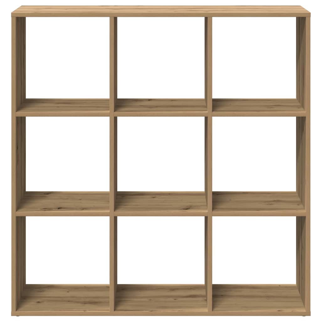 bogreol/rumdeler 102x29x103,5 cm konstrueret træ kunsteg