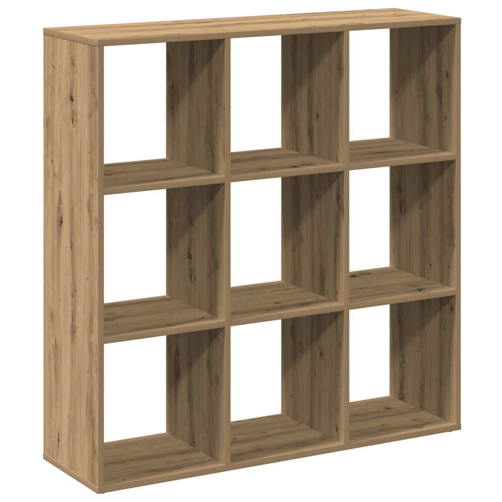 bogreol/rumdeler 102x29x103,5 cm konstrueret træ kunsteg