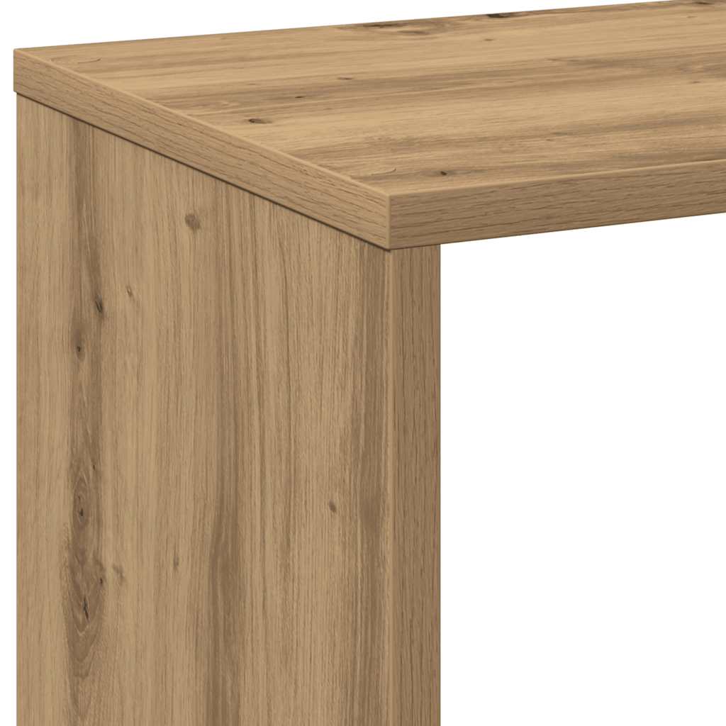 bogreol/rumdeler 102x29x103,5 cm konstrueret træ kunsteg