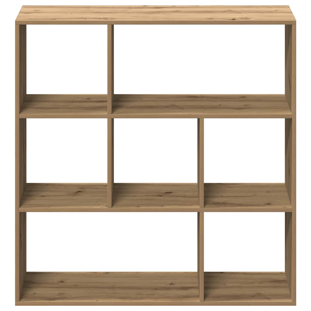 bogreol/rumdeler 102x29x103,5 cm konstrueret træ kunsteg