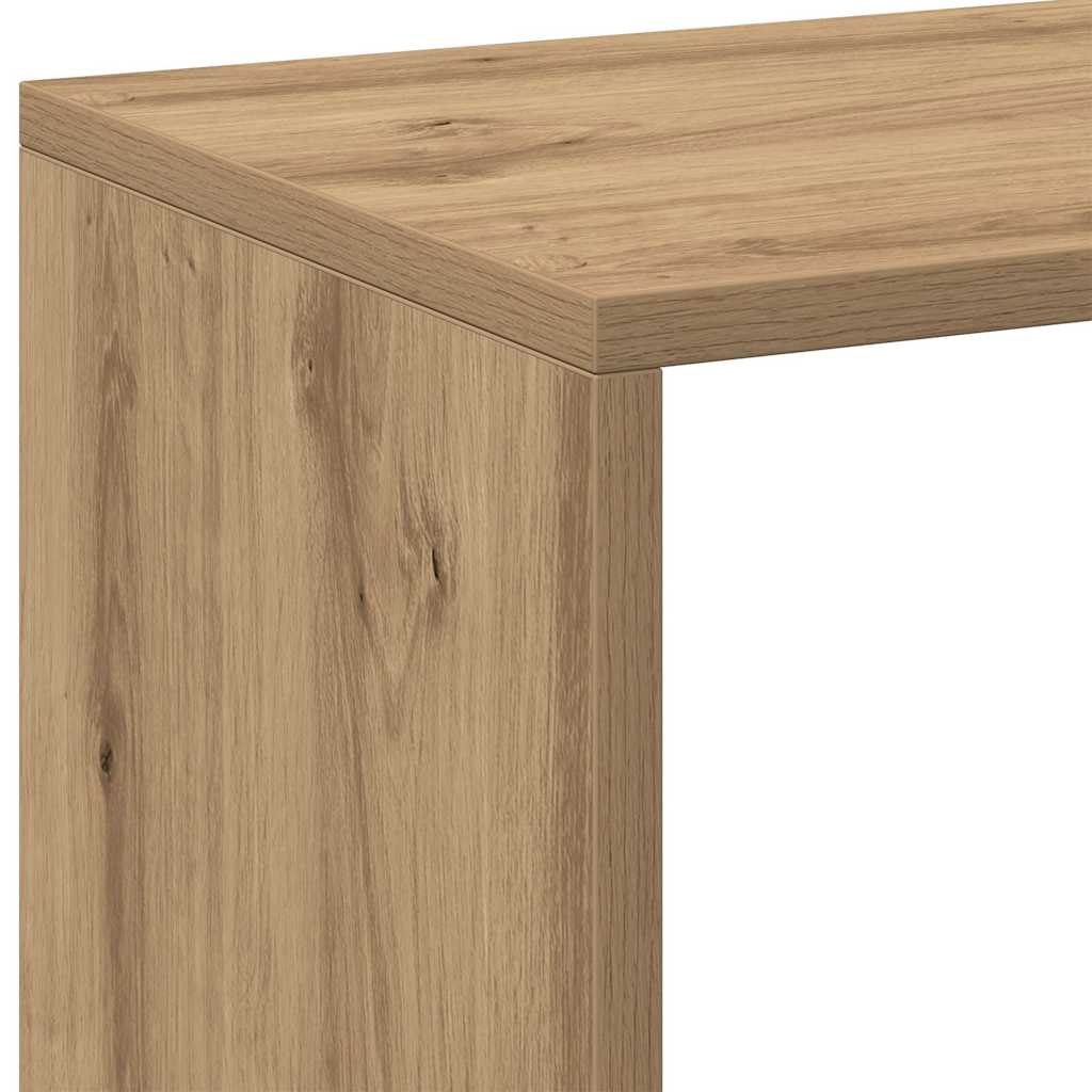 bogreol/rumdeler 102x29x103,5 cm konstrueret træ kunsteg