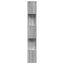 bogreol/rumdeler 70x24x161 cm 5 niveauer konstrueret træ