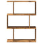 bogreol/rumdeler 70x24x97 cm 3 niveauer konstrueret træ hvid