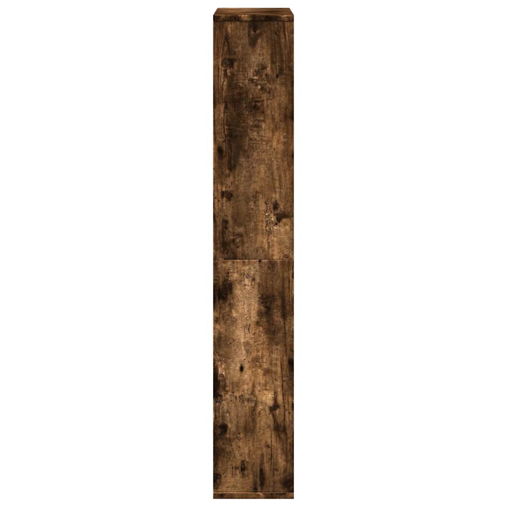 bogreol 60x20x120,5 cm konstrueret træ røget egetræsfarve