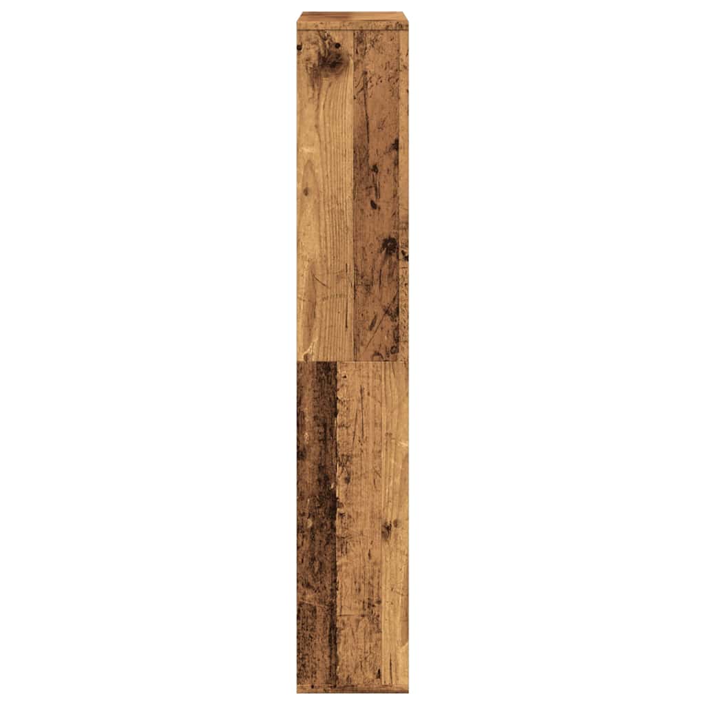 bogreol 60x20x120,5 cm konstrueret træ antikt træ