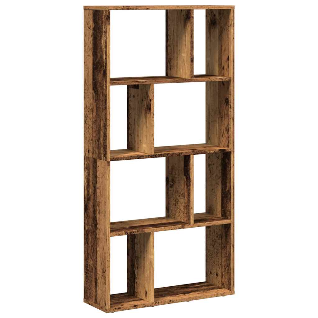 bogreol 60x20x120,5 cm konstrueret træ antikt træ