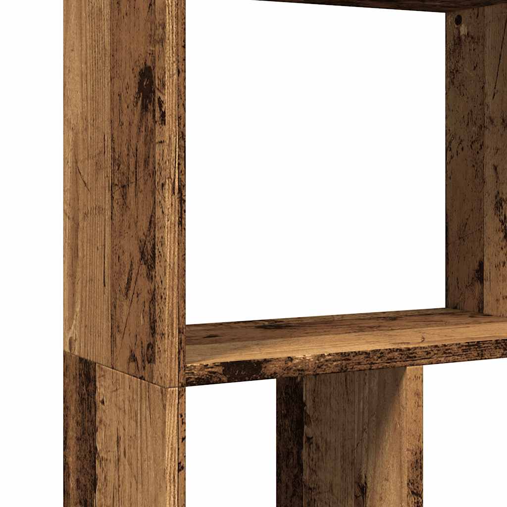 bogreol 60x20x120,5 cm konstrueret træ antikt træ