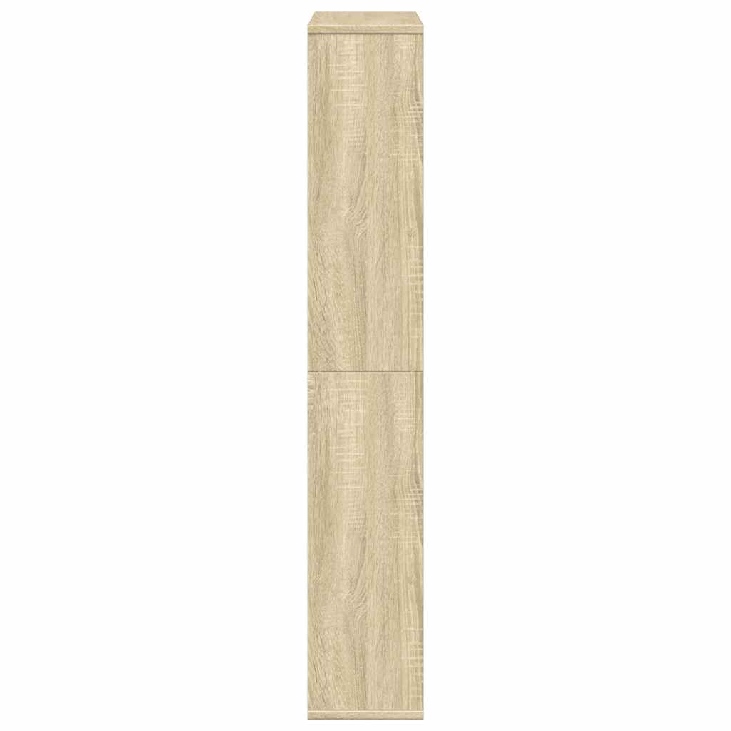 bogreol 72x20x120,5 cm konstrueret træ sonoma-eg