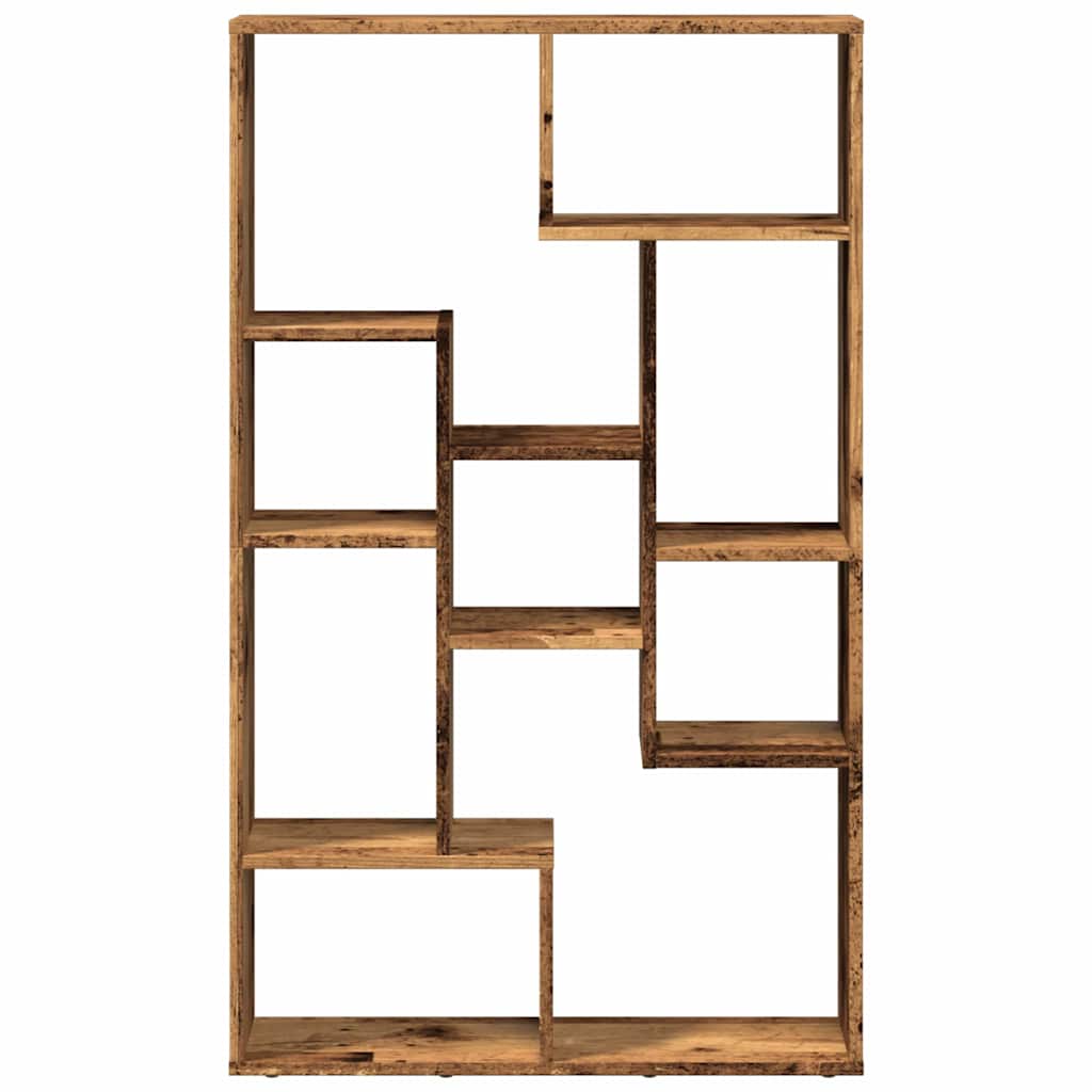 bogreol 72x20x120,5 cm konstrueret træ antikt træ