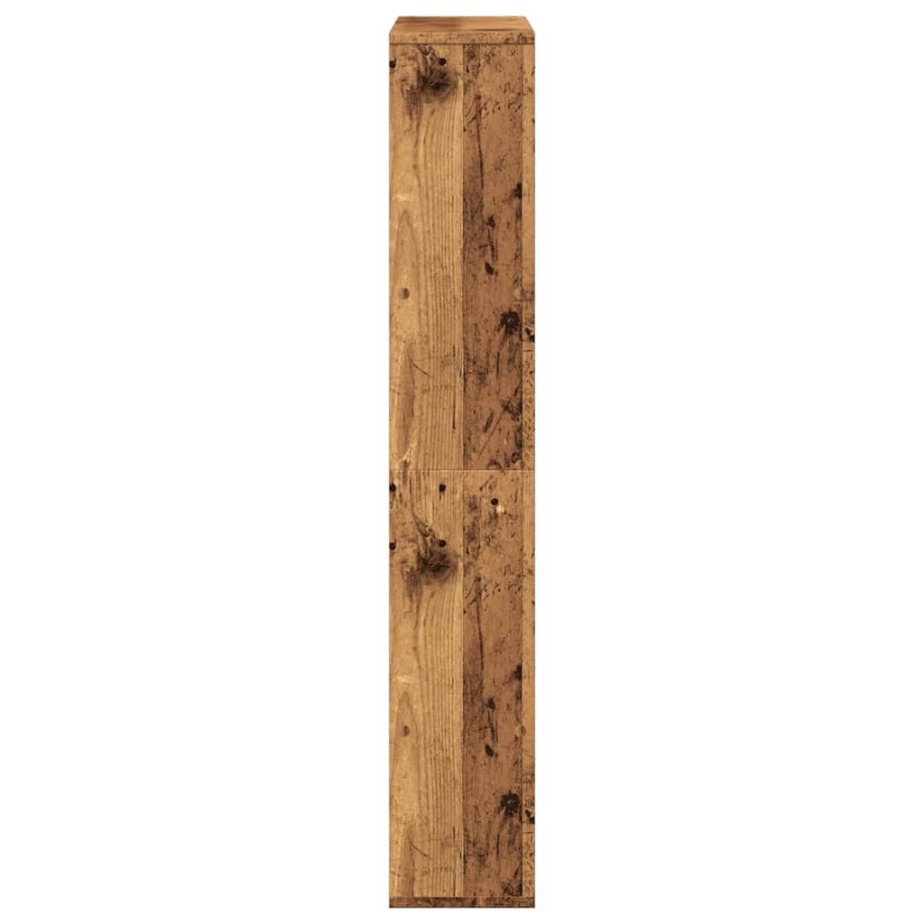 bogreol 72x20x120,5 cm konstrueret træ antikt træ