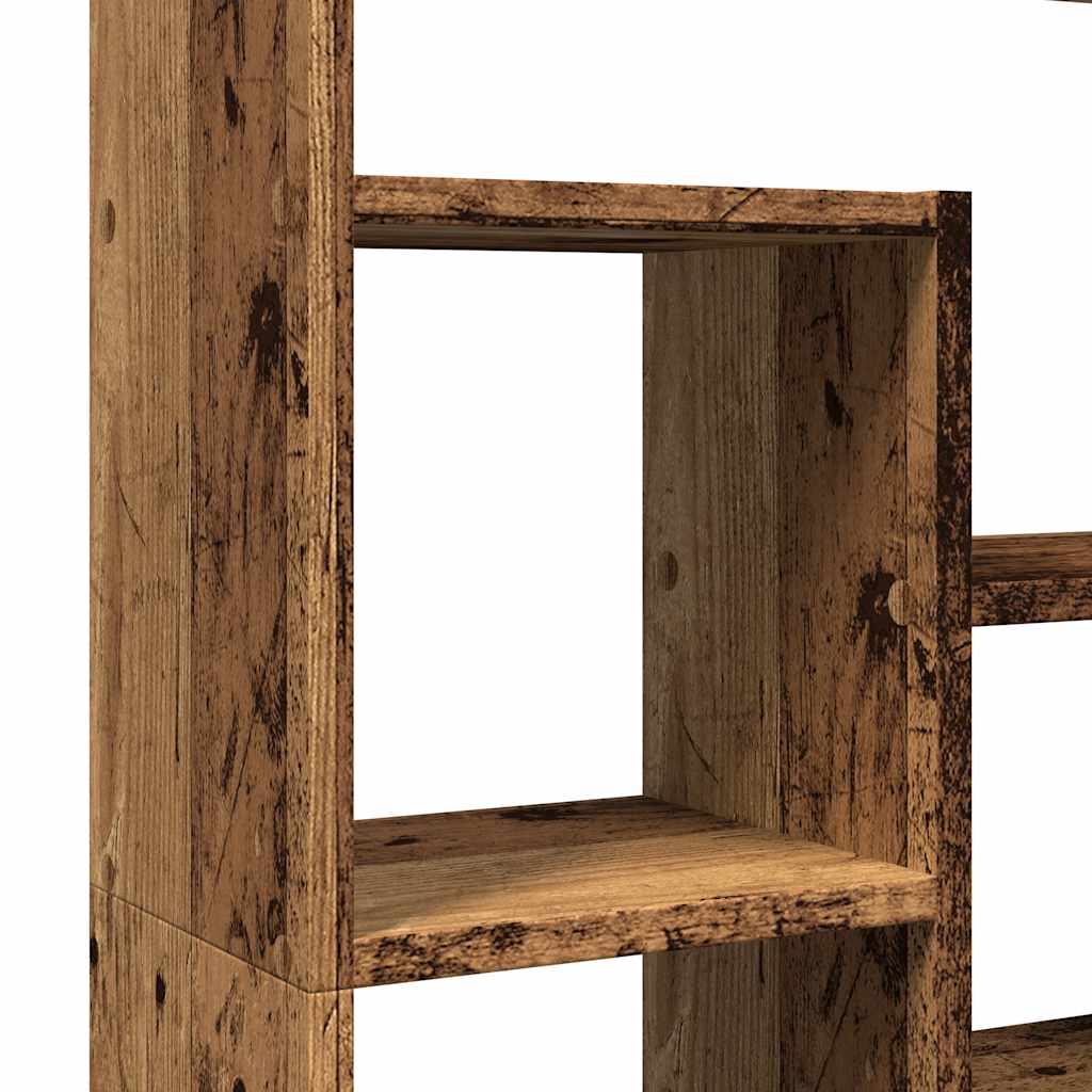 bogreol 72x20x120,5 cm konstrueret træ antikt træ