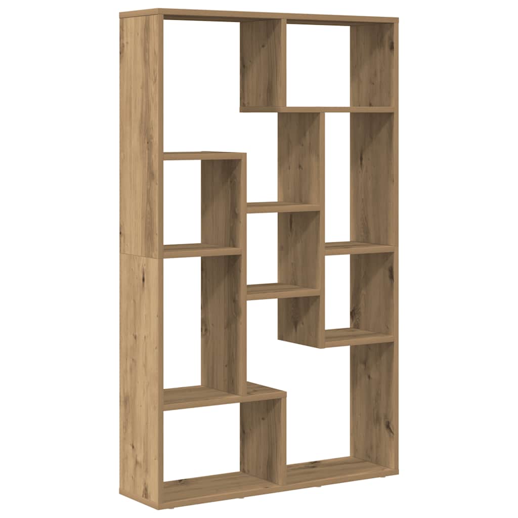 bogreol 72x20x120,5 cm konstrueret træ kunsteg