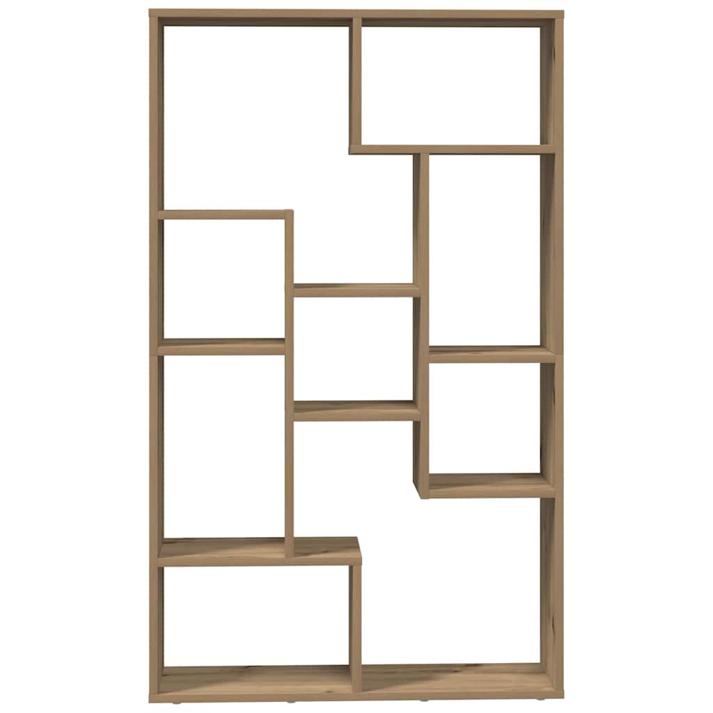 bogreol 72x20x120,5 cm konstrueret træ kunsteg