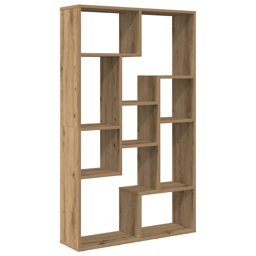 bogreol 72x20x120,5 cm konstrueret træ kunsteg