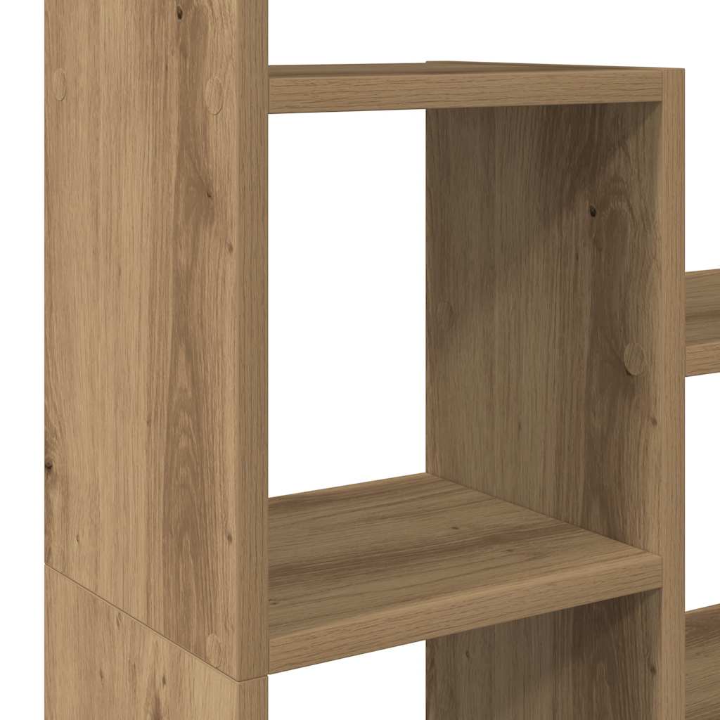 bogreol 72x20x120,5 cm konstrueret træ kunsteg