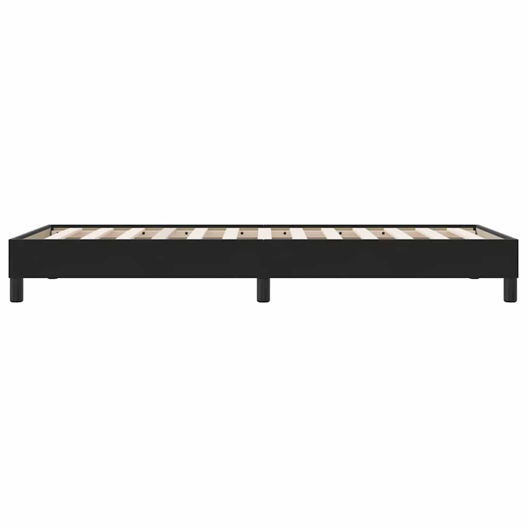 sengeramme uden madras 80x210 cm fløjl sort