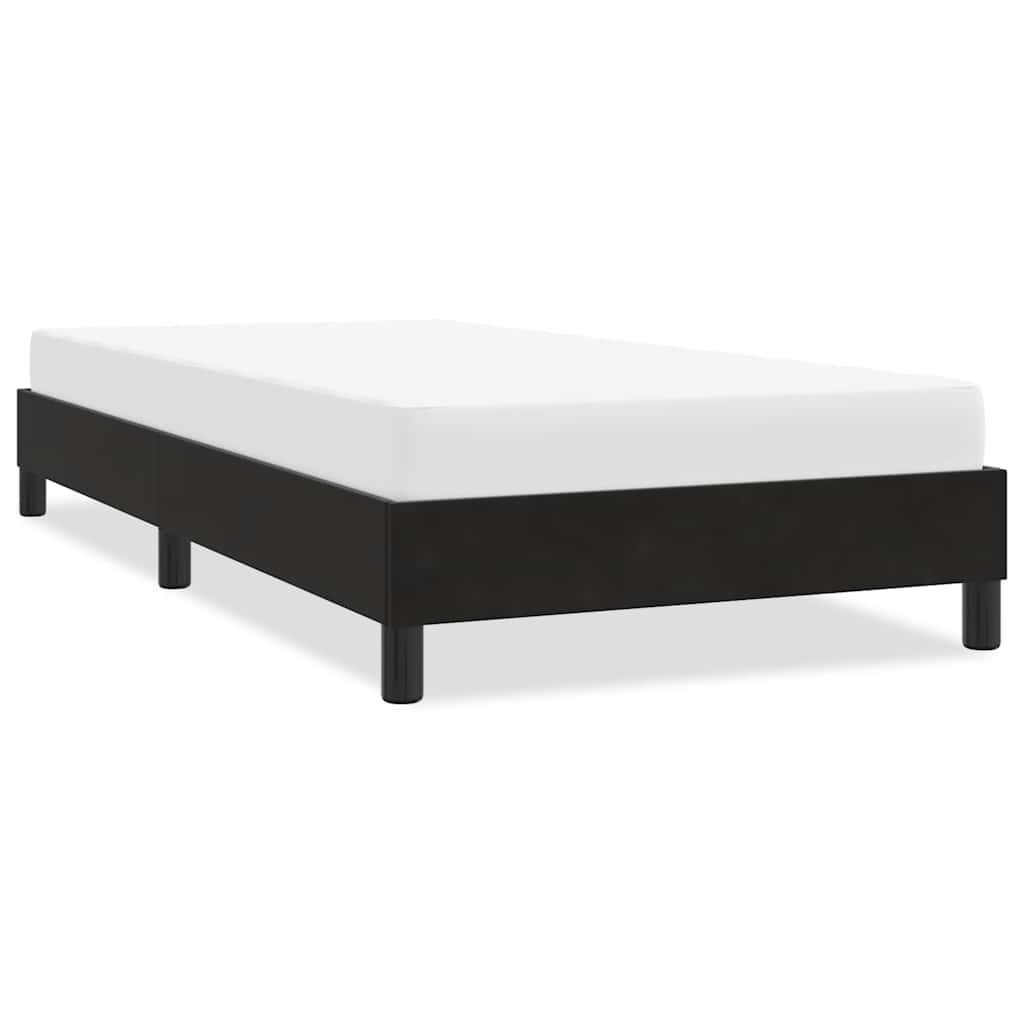 sengeramme uden madras 80x210 cm fløjl sort