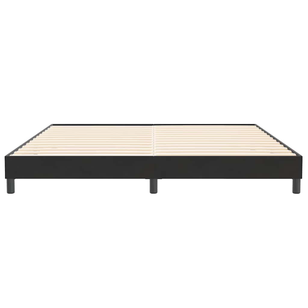 sengeramme uden madras 200x210 cm fløjl sort