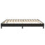 sengeramme uden madras 200x210 cm fløjl sort