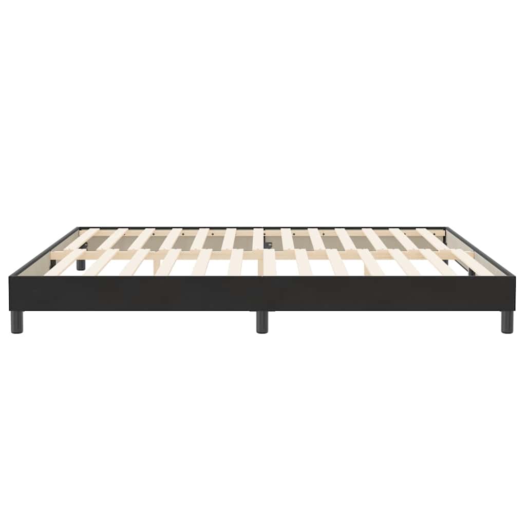 sengeramme uden madras 200x210 cm fløjl sort