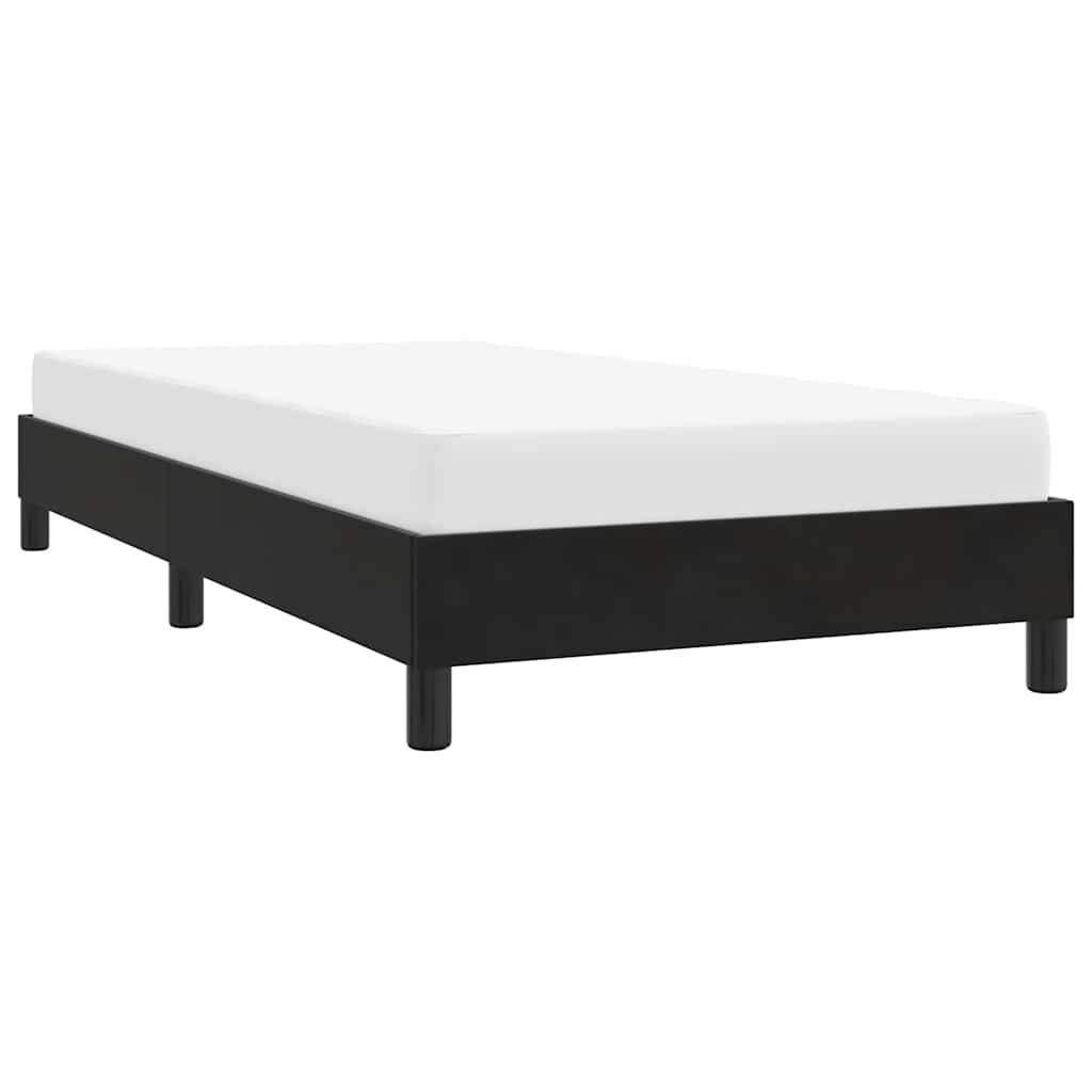 sengeramme uden madras 80x220 cm fløjl sort