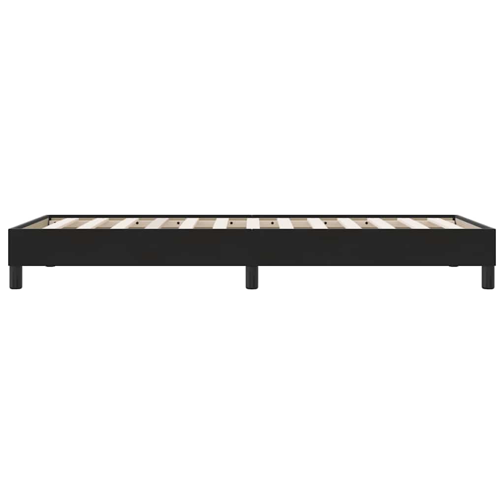 sengeramme uden madras 80x220 cm fløjl sort