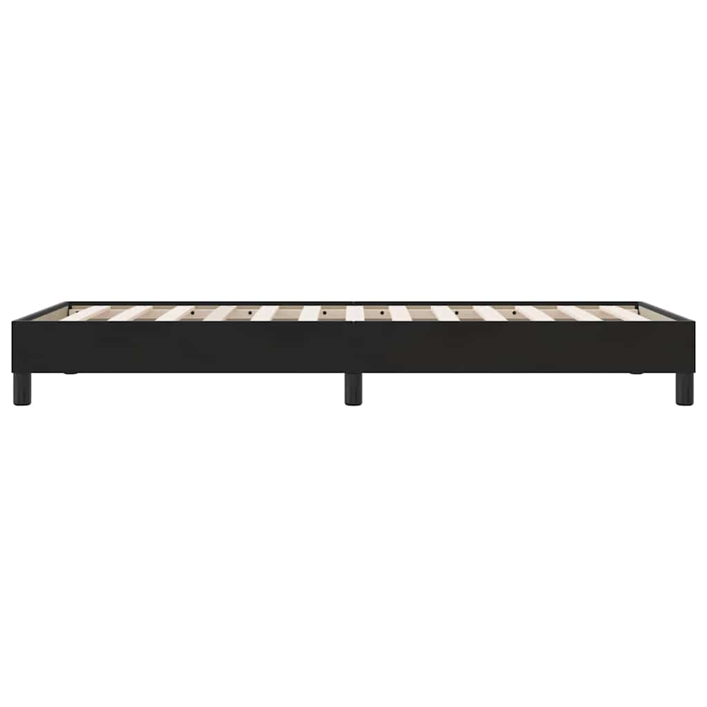 sengeramme uden madras 90x220 cm fløjl sort