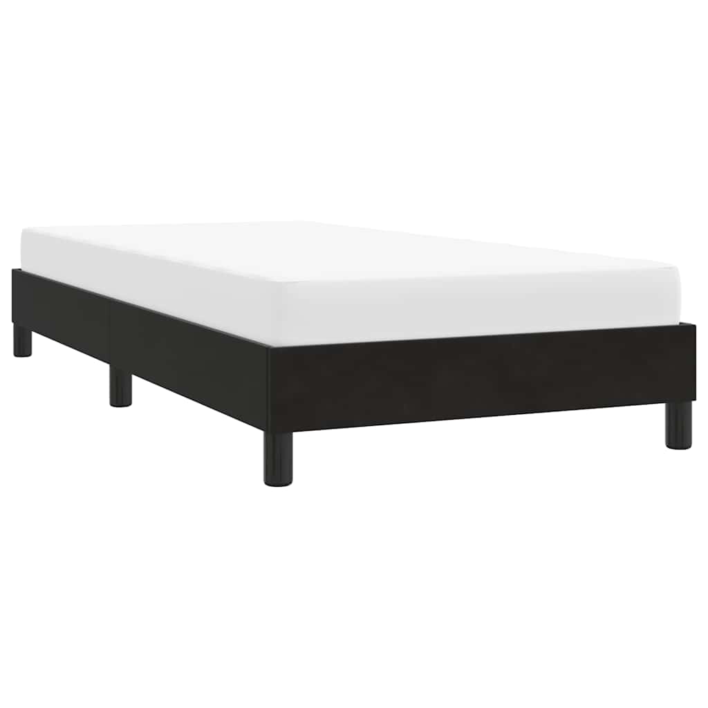 sengeramme uden madras 100x220 cm fløjl sort