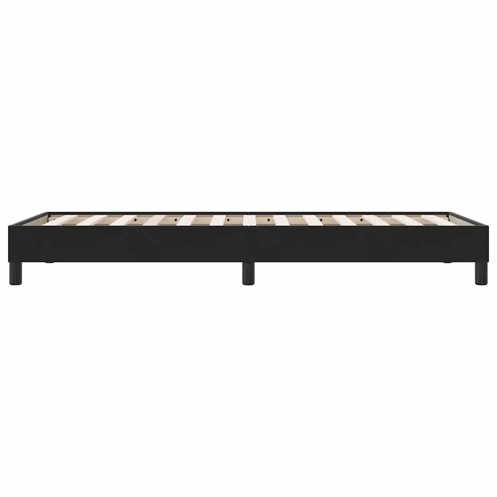 sengeramme uden madras 100x220 cm fløjl sort