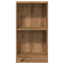 bogreol 40x24x76 cm konstrueret træ egetræsfarve