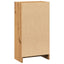 bogreol 40x24x76 cm konstrueret træ egetræsfarve