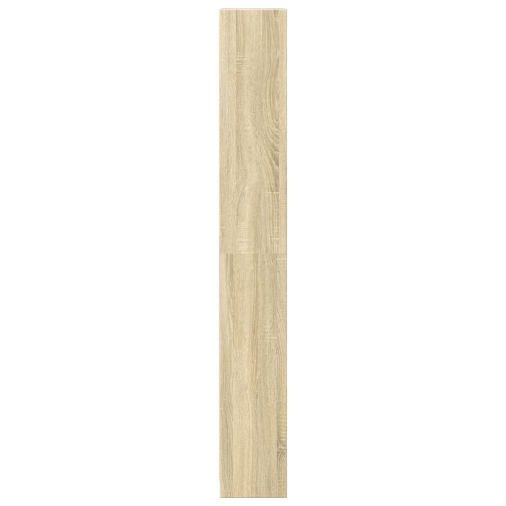 bogreol 40x24x176 cm konstrueret træ sonoma-eg