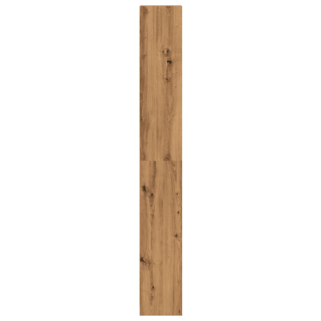 bogreol kunstnerisk eg 40x24x176 cm konstrueret træ