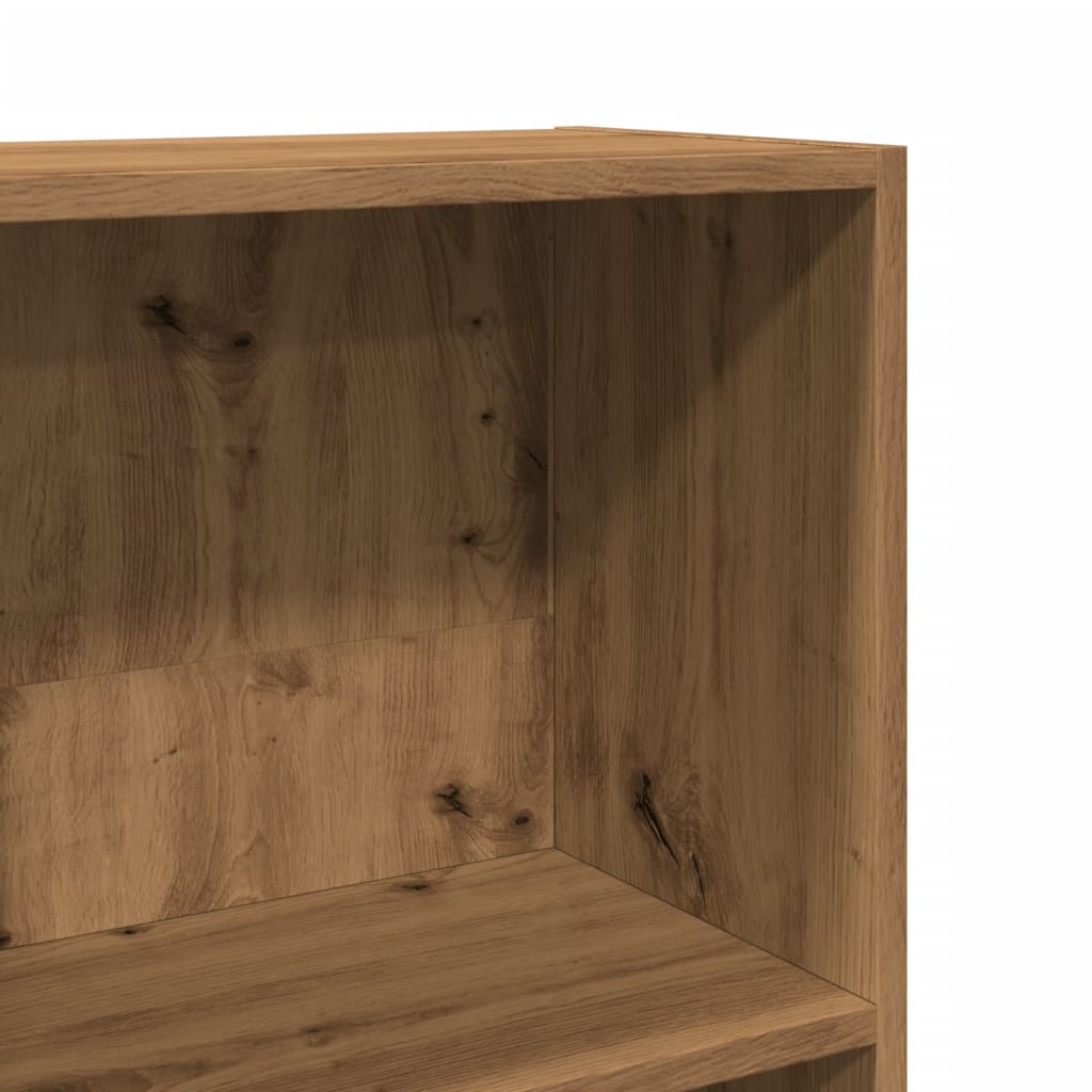 bogreol kunstnerisk eg 40x24x176 cm konstrueret træ