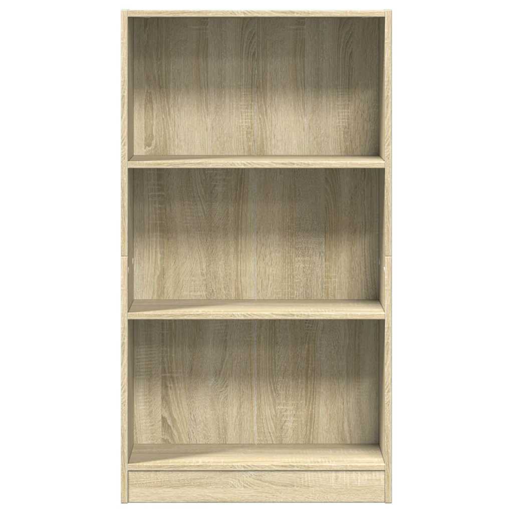 bogreol 60x24x109 cm konstrueret træ sonoma-eg