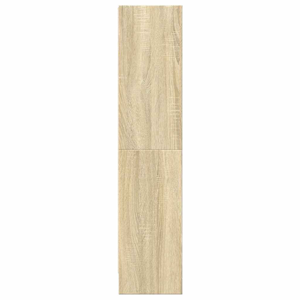 bogreol 60x24x109 cm konstrueret træ sonoma-eg