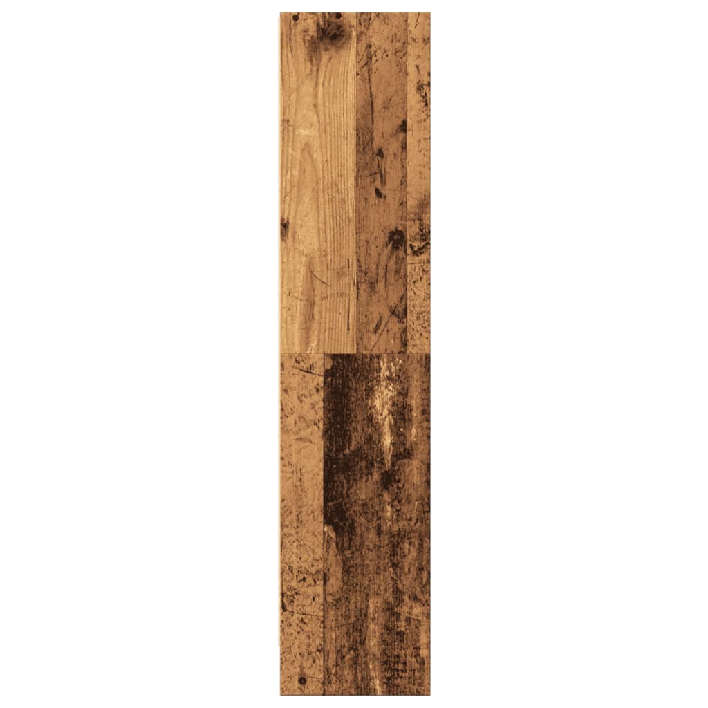 bogreol 60x24x109 cm konstrueret træ antikt træ