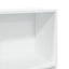 bogreol 60x24x143 cm konstrueret træ hvid