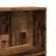 bogreol 60x24x143 cm konstrueret træ antikt træ