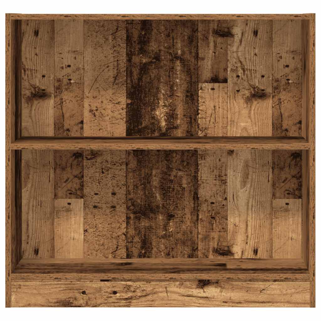 bogreol 80x24x76 cm konstrueret træ antikt træ