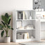 bogreol 80x24x109 cm konstrueret træ hvid