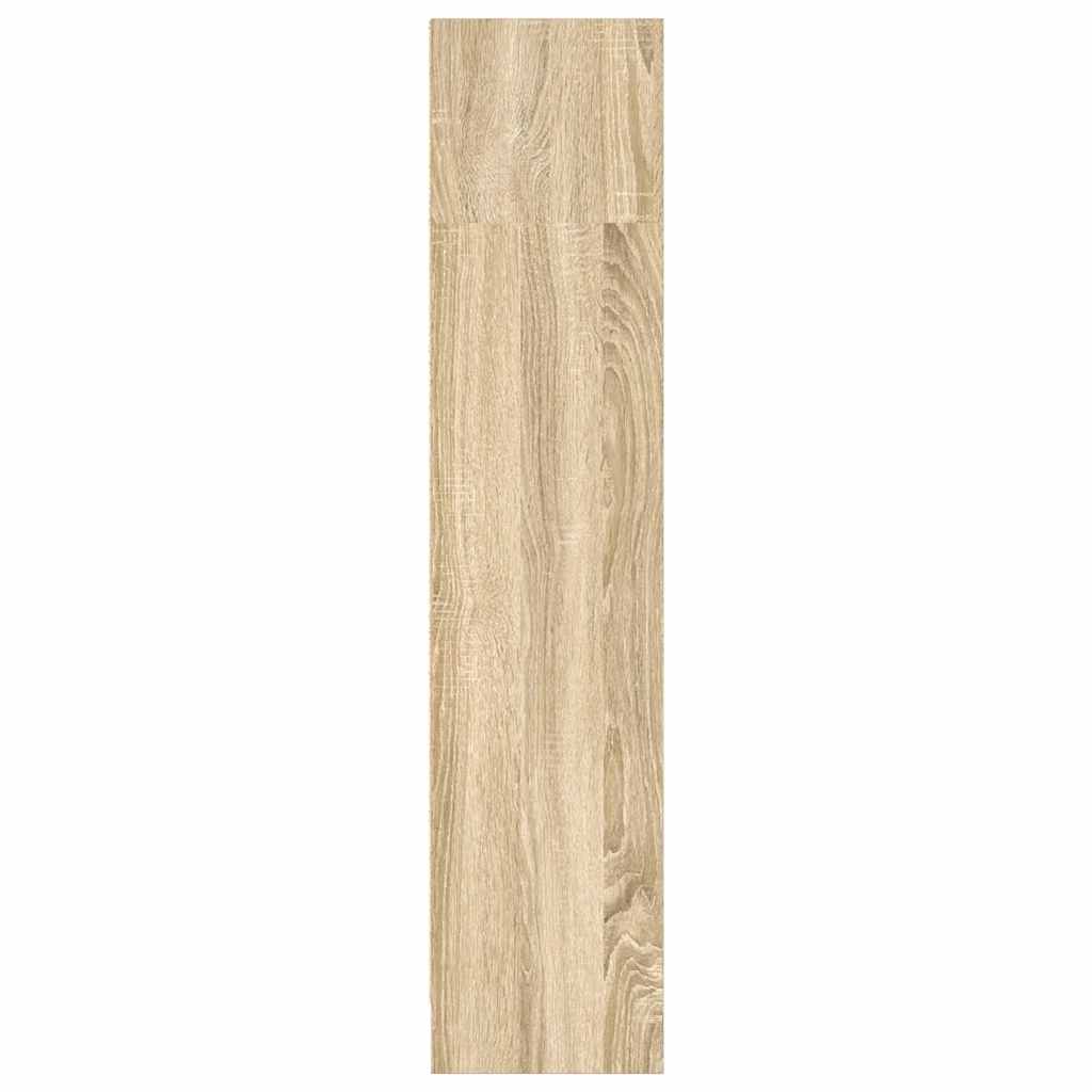 bogreol 80x24x109 cm konstrueret træ sonoma-eg